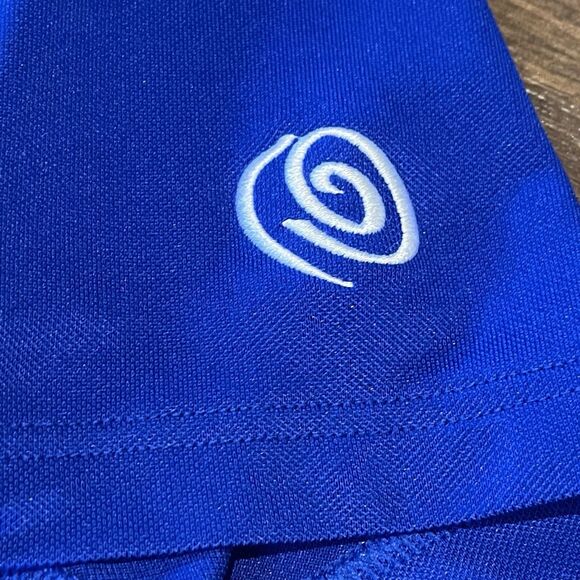 FootJoy Golf Polo Mens XL Blue White Colorblock Short Sleeve Performance Logo - Picture 6 of 8